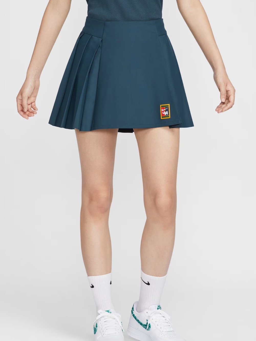 Nike Yoon Ahn Varsity Tennis Golf‎ Women's Navy Pleated Skirt NWT Large L